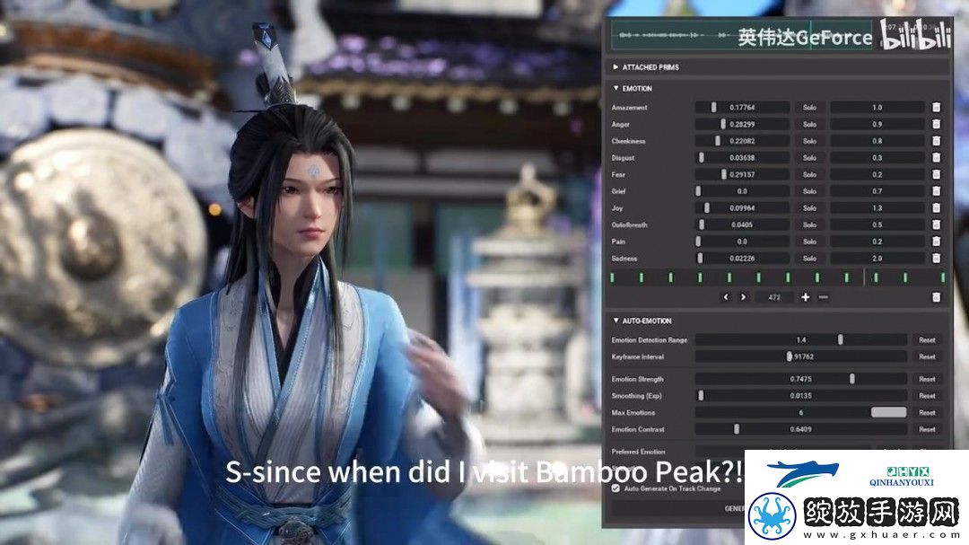 诛仙世界英伟达Audio2Face展示视频