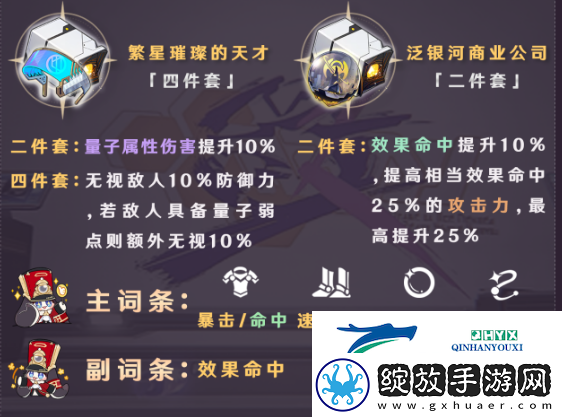 崩坏星穹铁道银狼遗器推荐