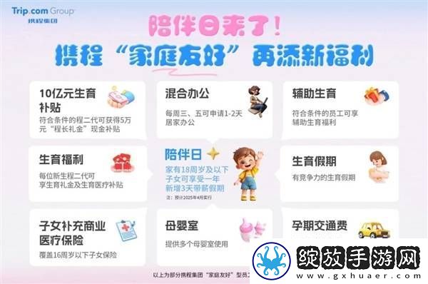 携程再推家庭友好福利