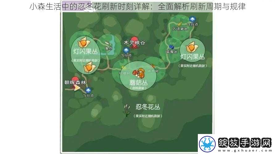小森生活中的忍冬花刷新时刻详解