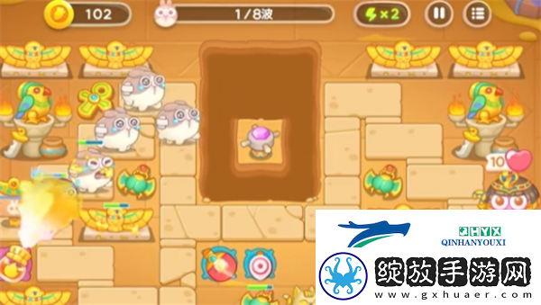 保卫萝卜4法老归来第6关怎么过
