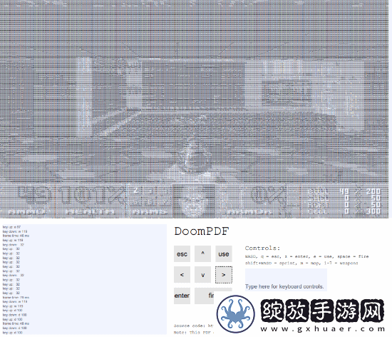 摸鱼利器！大神把毁灭战士做进PDF文件里