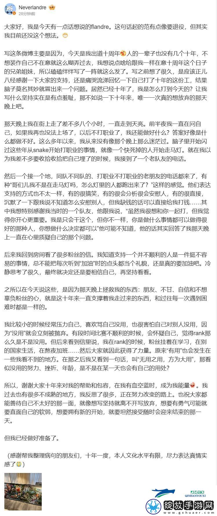 Flandre发文
