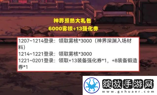 dnf神界版本福利有哪些