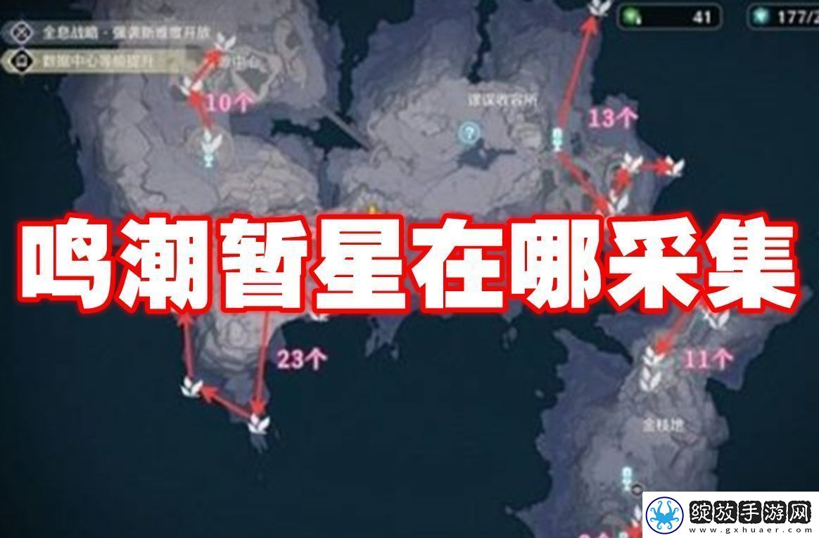 经验收获!鸣潮暂星在哪采集鸣潮暂星采集路线图