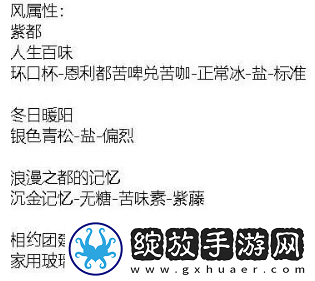 白荆回廊茶憩配方汇总