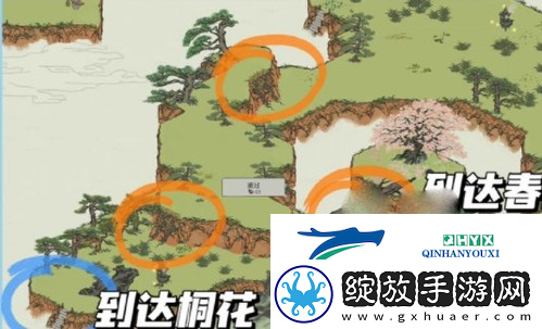 江南百景图孤崖拈春樱怎么解谜