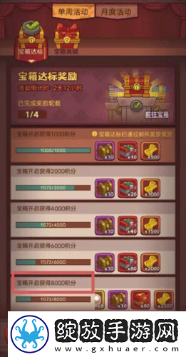 咸鱼之王宝箱周要多少积分