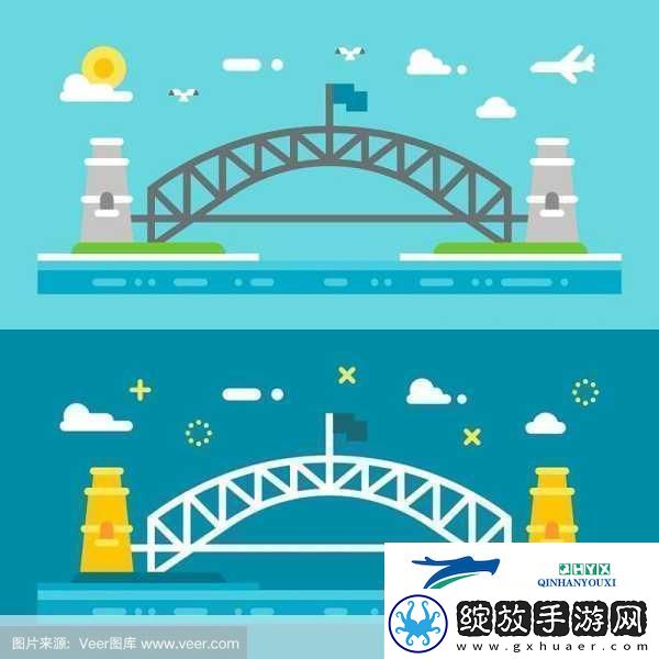 卡通世界桥梁建筑师打造梦幻通行之旅