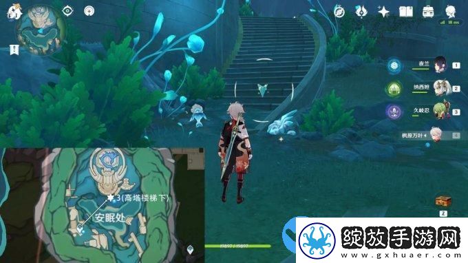 原神4.0版本枫丹6个跟随光标宝箱