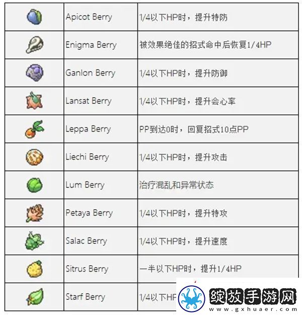 pokerogue道具图鉴