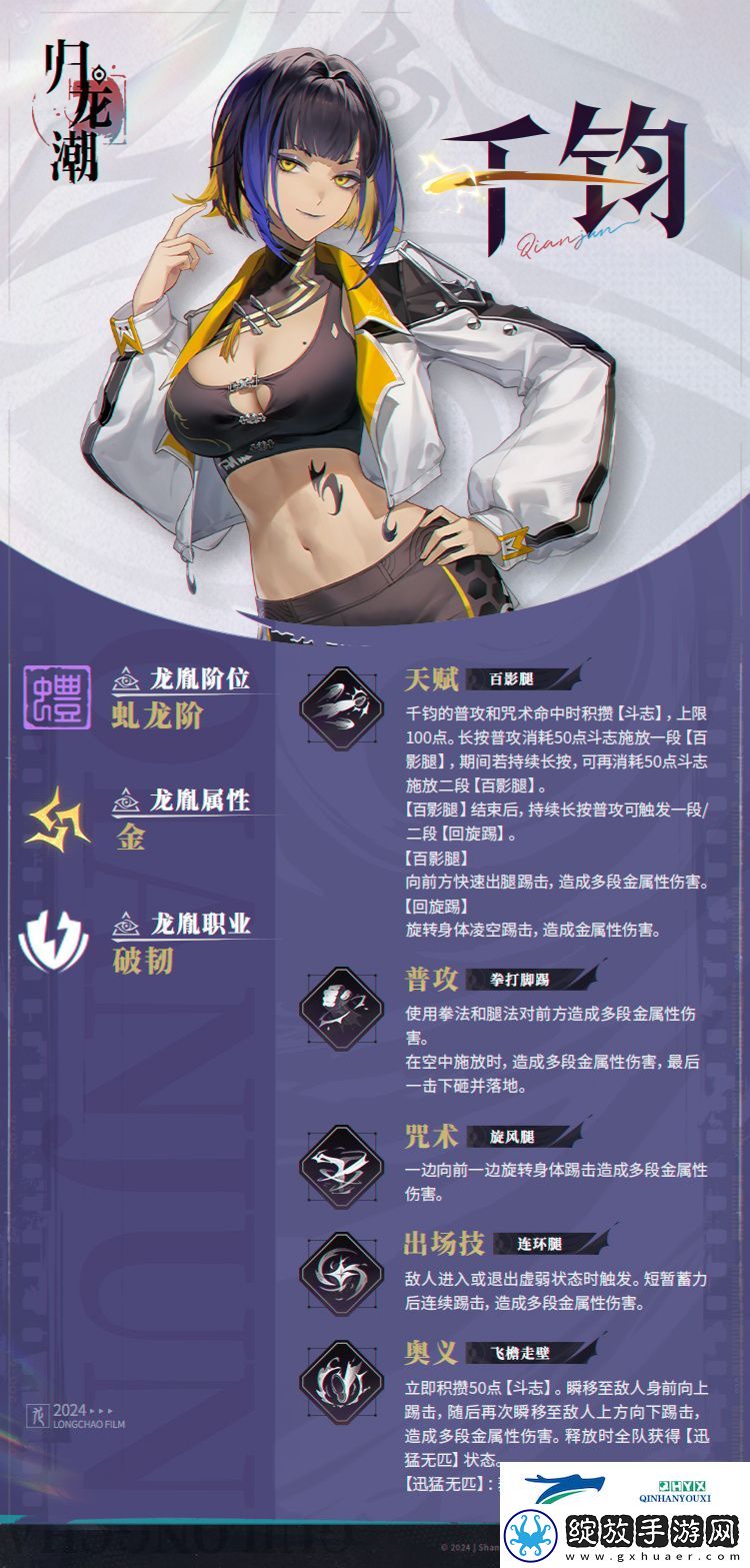 归龙潮千钧龙胤角色介绍