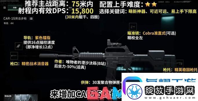 三角洲行动car15怎么改装