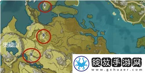 原神璃月地灵龛分布图有哪些