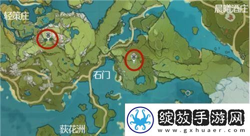 原神璃月地灵龛分布图有哪些
