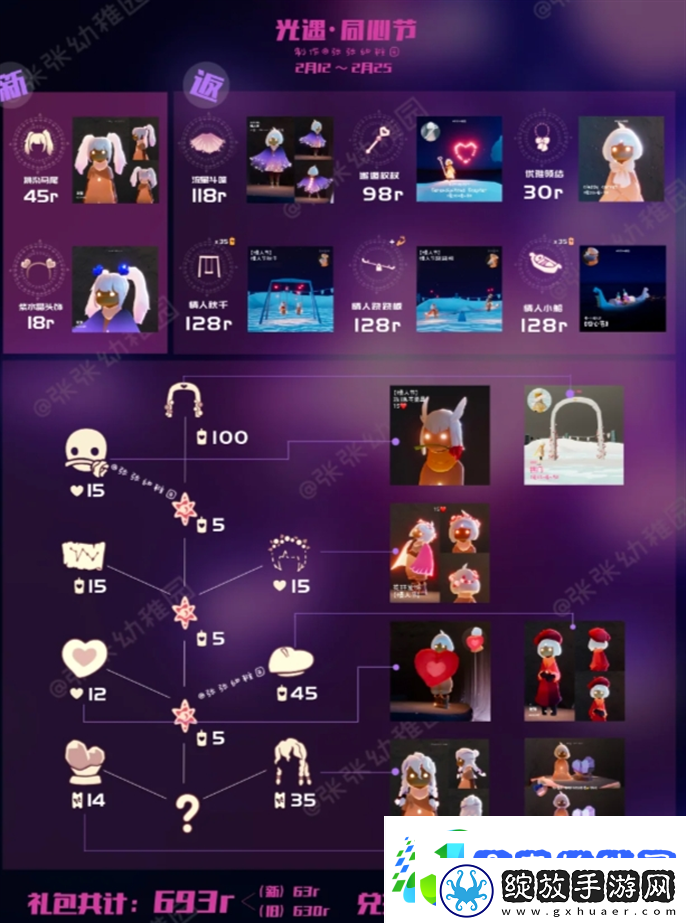 光遇同心节活动兑换图2025光遇同心节物品兑换图2025