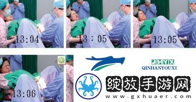 双腿间硬硬的胎头湿漉漉的挤出来
