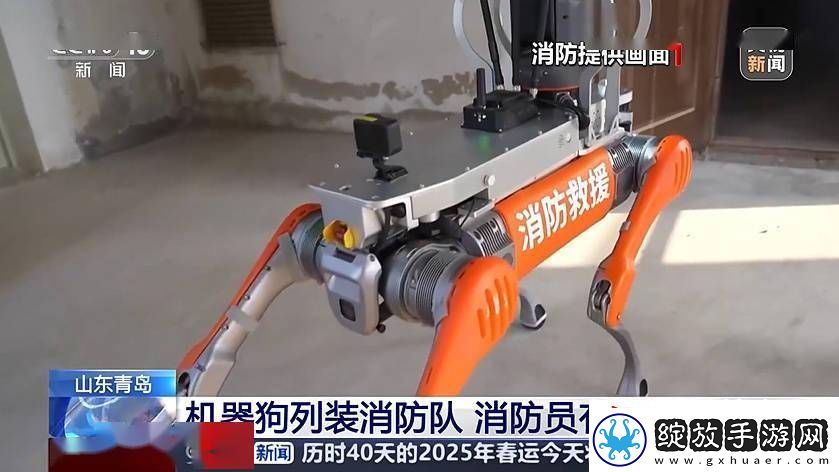 青岛消防救援引入“机器狗”