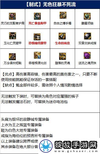 dnf110级剑魂装备怎么搭配