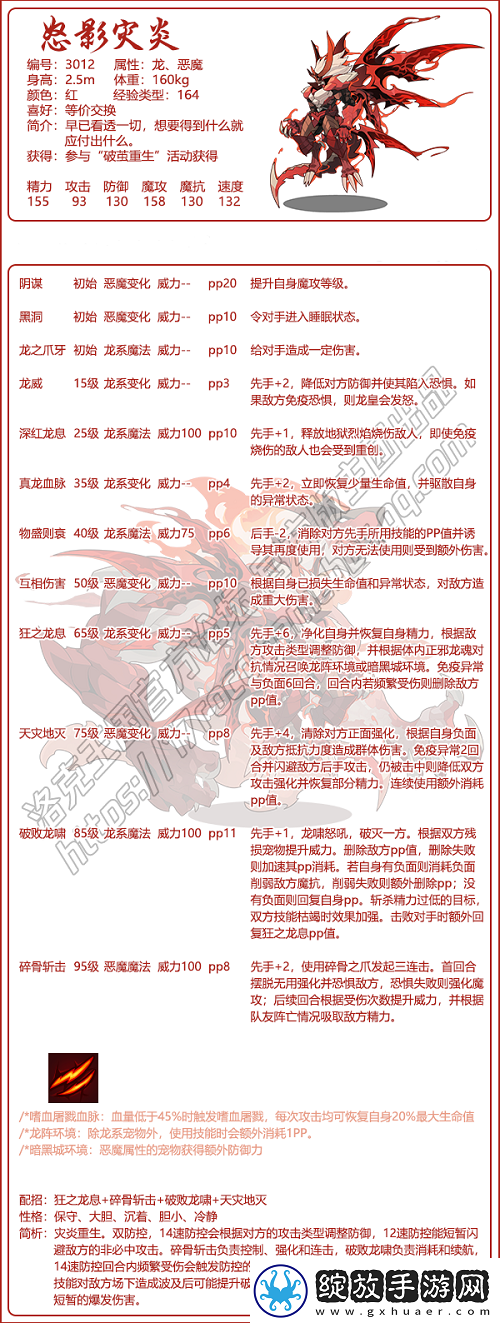 洛克王国怒影灾炎技能是什么