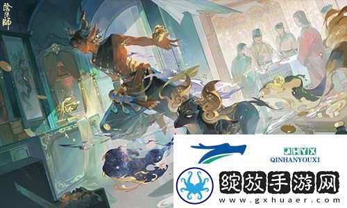 繁星闪烁诡影现身阴阳师鬼金羊精美插画在此奉上