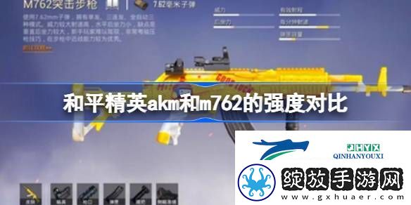 和平精英akm和m762的强度对比