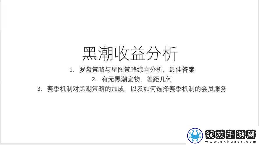 黑潮之上新活动‘定期侦察’如何影响资源管理