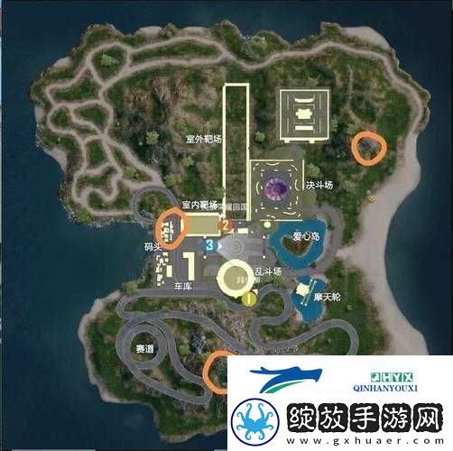 平精英特训岛三轮摩托分布全解析